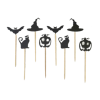 HALLOWEEN dekorace na cupcakes a dorty 8ks