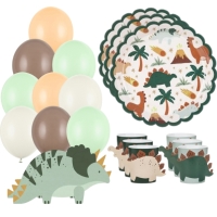 Party set Mal� Dino - balonky, tal��ky, ubrousky, n�vleky na skleni�ky