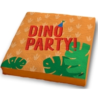 Ubrousky pap�rov� Dino party Color 33 x 33 cm 20 ks