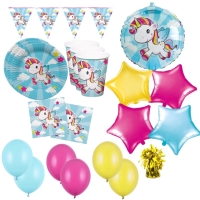 Unicorn baby party s bal�nky - pro 8 osob