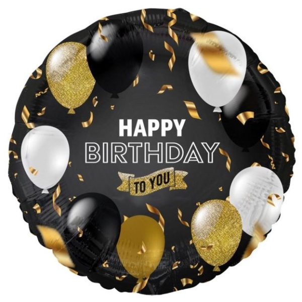 BAL�NEK f�liov� Happy Birthday to you 45cm