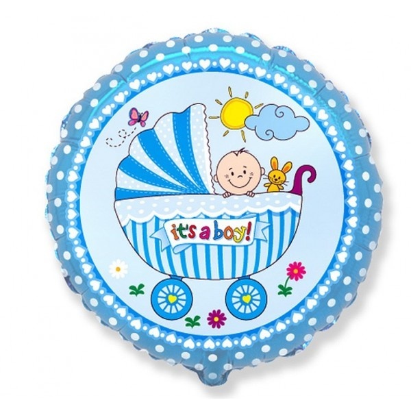 BALON foliov� Ko��rek modr�