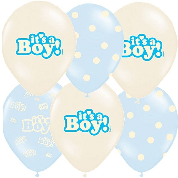 Bal�nek latexov� Its a Boy mix 30 cm 1 ks