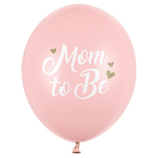 Bal�nek latexov� Mom to Be pastelov� bled� r��ov� 30cm 1ks