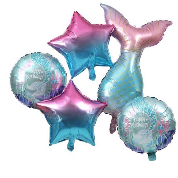 Bal�nkov� buket Mermaid 5 ks