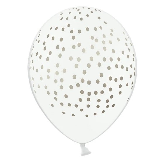 Bal�nky 30 cm, Te�ky, Pastel Pure White (1 bal. / 6 ks)