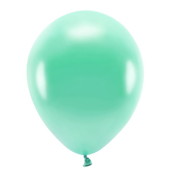 Bal�nky Eco 26cm metalizovan�, tmav� m�ta (1 bal. / 10 ks.)