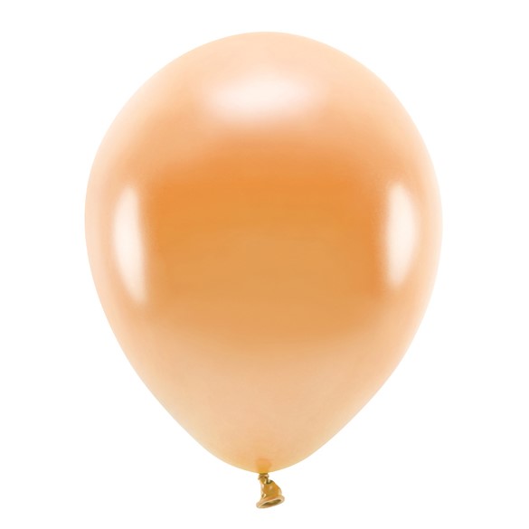 Bal�nky Eco 30cm metalizovan�, oran�ov� (1 bal. / 100 ks)