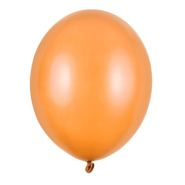 Bal�nky Strong 27 cm, Metalick� oran�ov� (1 bal. / 50 ks)