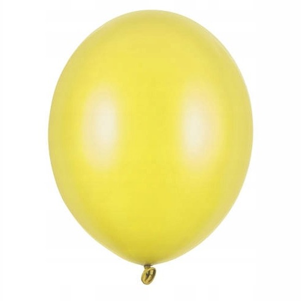 Bal�nky Strong 27cm, Metalick� Citronov� barva (1 bal. / 50 ks)