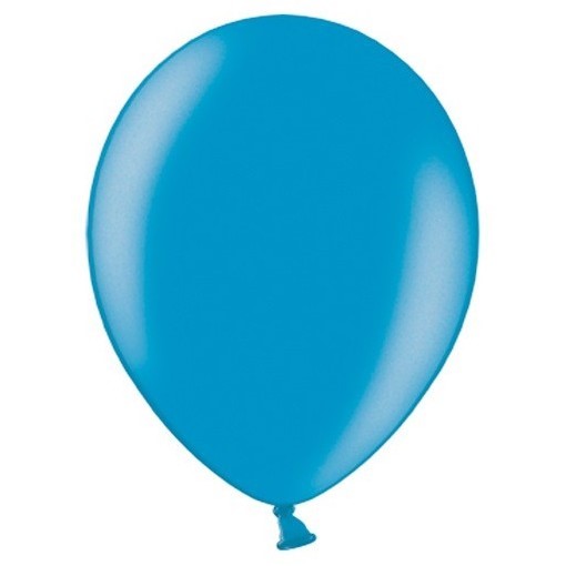 Bal�nky Strong 30cm, Metallic Karibsk� modr� (1 bal. / 50 ks)