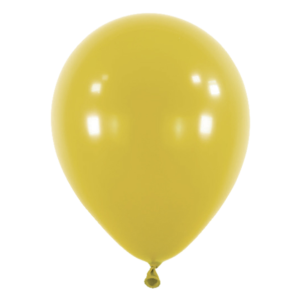 Bal�nky latexov� dekorat�rsk� Fashion Mustard 27,5 cm 50 ks