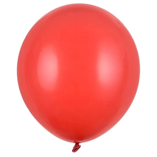 Bal�nky latexov� pastelov� �erven� 43 cm 25 ks