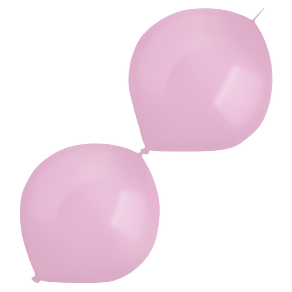 Bal�nky latexov� spojovac� dekorat�rsk� perle�ov� r��ov� 30 cm 50 ks