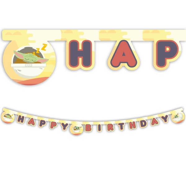 Banner pap�rov� Happy Birthday Star Wars 2 m