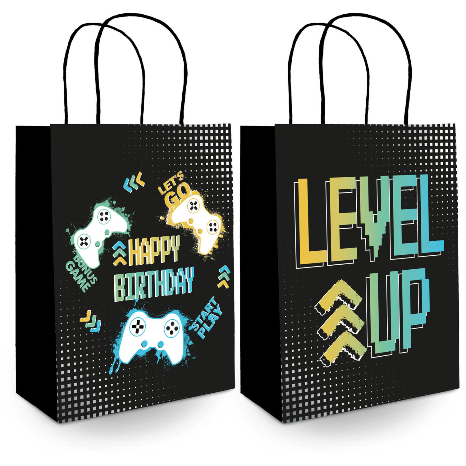 D�rkov� ta�ky Level Up Game Party 20 x 27 cm 6 ks