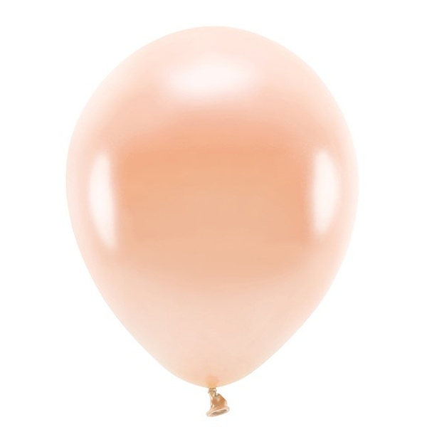 Ekologick� bal�nky 26 cm metalick�, broskev (1 bal./10 ks)