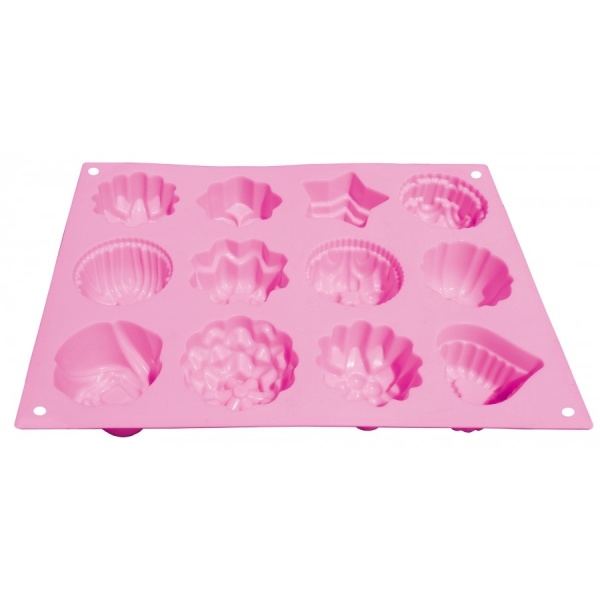 Forma pe��c� silikonov� Mini tvary mix 25 x 17 cm