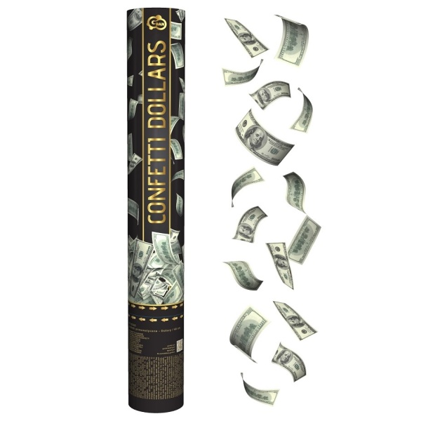 KONFETY vyst�elovac� Dolary 40cm
