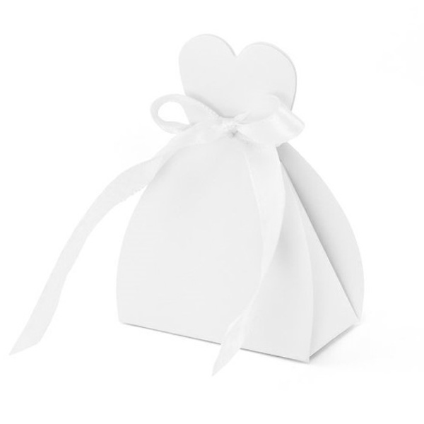 Krabi�ky na d�re�ky se stuhou Nev�sta 6,5 x 3 x 5 cm 10 ks