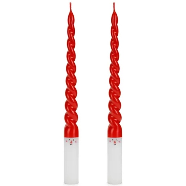 Sv��ky dlouh� kroucen� Santa 25 cm 2 ks