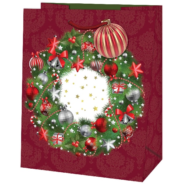 Ta�ka d�rkov� Medium �erven� V�no�n� v�nec 19 x 10,2 x 23 cm