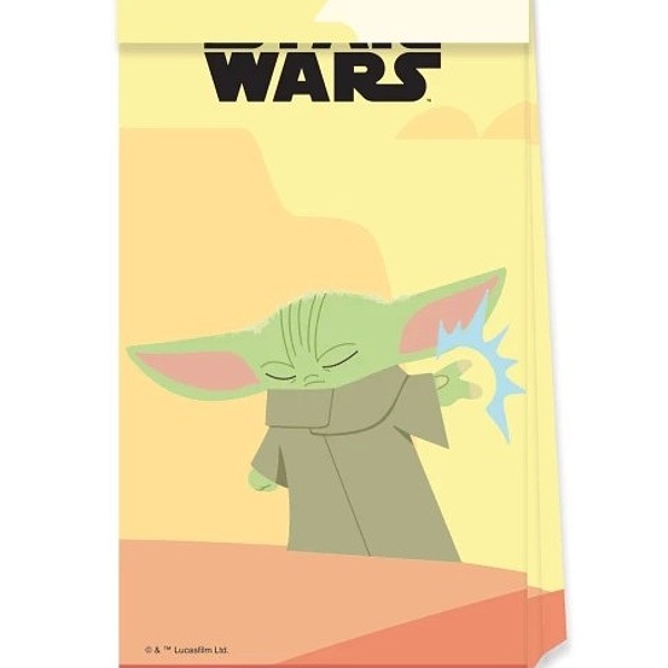 Ta�ky papirov� Star Wars The Mandalorian 4 ks