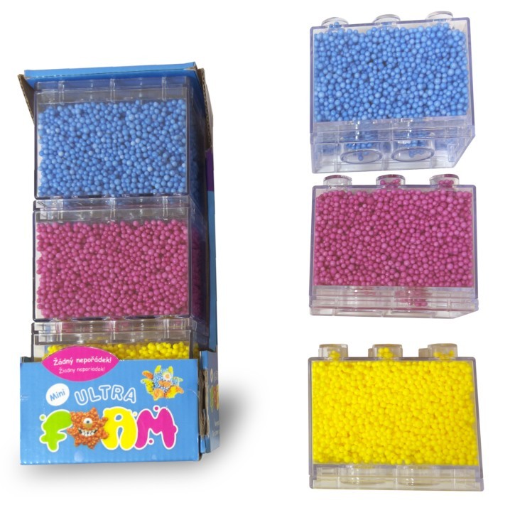 ULTRA FOAM 3 PACK - MINI (balen� 3 kus� modr�, nachov�, �lut�)