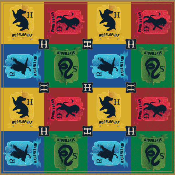 Ubrousky pap�rov� Harry Potter House 33 x 33 cm 16 ks