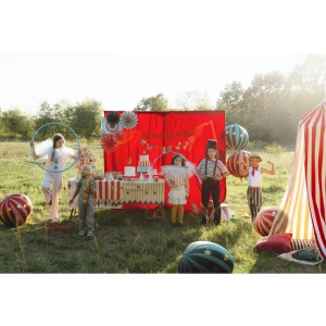 F�liov� bal�n Hv�zdn� koule, 75 cm, �erven�