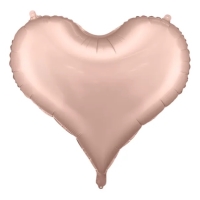 Bal�nek f�liov� Srdce rose gold 61 x 53 cm