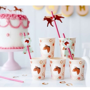 Br�ka pap�rov� Kon�k 19,5cm 6ks