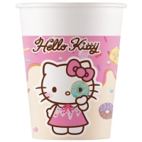 Kel�mky pap�rov� Hello Kitty & Kuromi 200 ml 8 ks