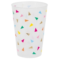 Kel�mky plastov� opakovan� pou�iteln� Troj�heln�ky multicolor 473 ml 6 ks