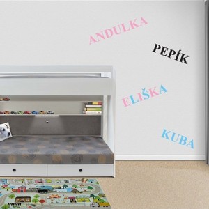 SET nalepovac�ch p�smen r��ov� 13,5 cm 48 ks