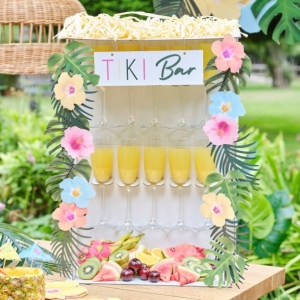 Stojan na n�poje a ob�erstven�  Tropical TIKI Bar 90 x 40 cm