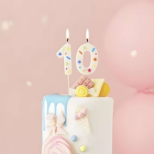 Sv��ka narozeninov� konfety ��slo 0, 5,5 cm