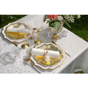 Tal��e pap�rov� metalick� zlat� 27 cm