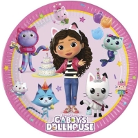 Tal��e pap�rov� Gabby�s Dollhouse 23 cm 8 ks