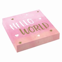 UBROUSKY r��ov� Oh baby girl 16 ks 33x33 cm