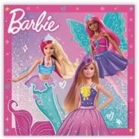 Ubrousky pap�rov� Barbie Fantasy 33 x 33 cm 20 ks