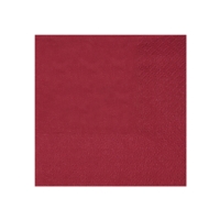 Ubrousky pap�rov� Burgundy 21 x 20 cm 10 ks