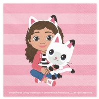 Ubrousky pap�rov� Gabby's Dollhouse 33x33 cm 20 ks
