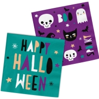 Ubrousky pap�rov� Happy Halloween 33 x 33cm 20 ks