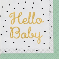 Ubrousky pap�rov� Hello Baby 33 x 33 cm 16 ks