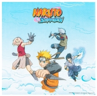 Ubrousky pap�rov� Naruto Shippuden 33 x 33 cm 20 ks