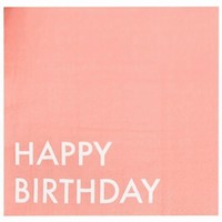 Ubrousky pap�rov� "Happy birthday"  16ks