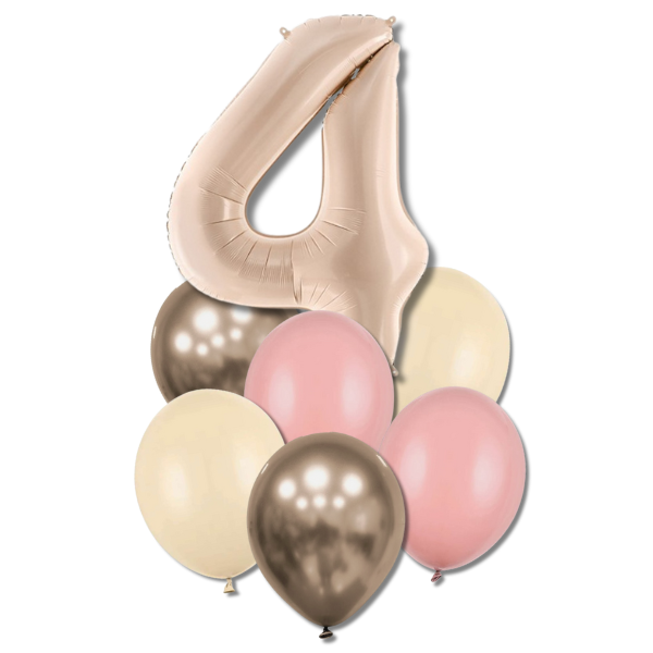 Bal�nkov� buket s ��slic� 4 - (tm.b�ov�, zapr�en� r��e,alabastr,prosecco chrom.)