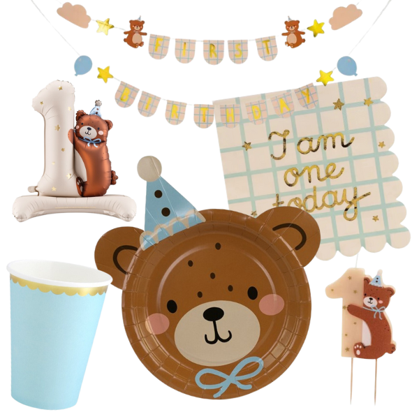 Party set - Medv�dek 1. rok pro 6 osob