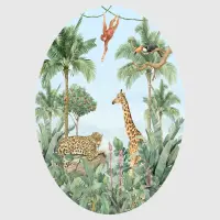 Samolep�c� vliesov� fototapeta na zed' Tropick� Fauna | 140 x 140 cm | CR 3327